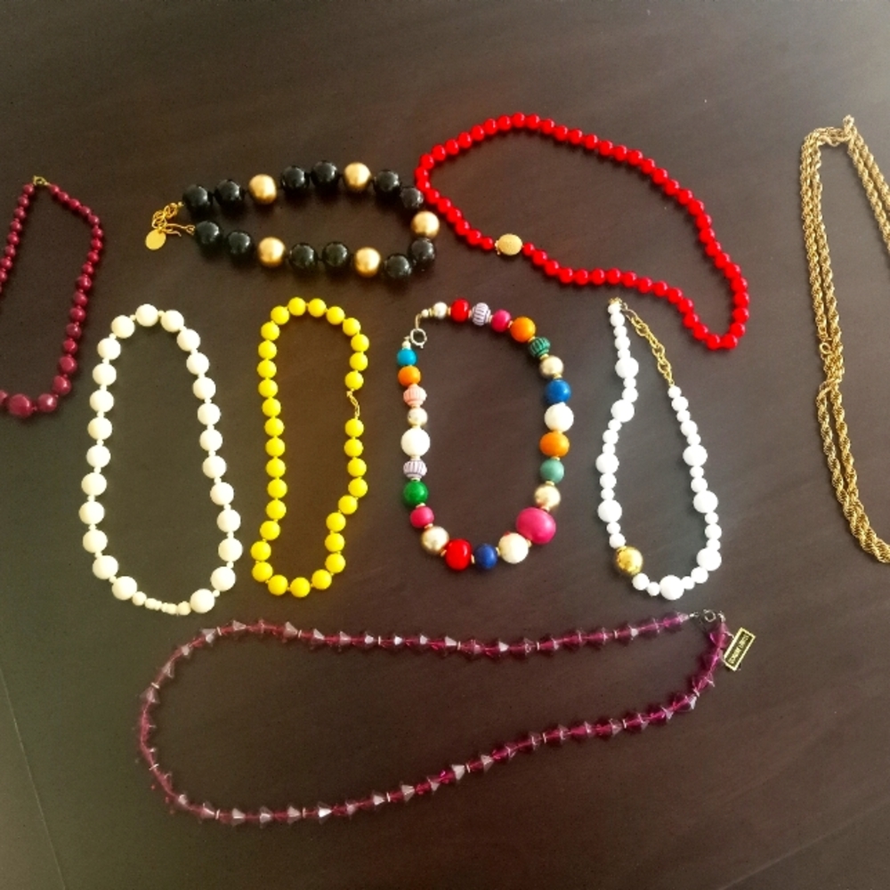 9 Pieces Vintage Quality Costume Jewelry including Monet and Erwin Pearl